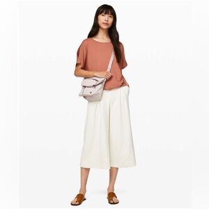 Lululemon Can You Feel The Pleat Crop culotte Light Ivory 4